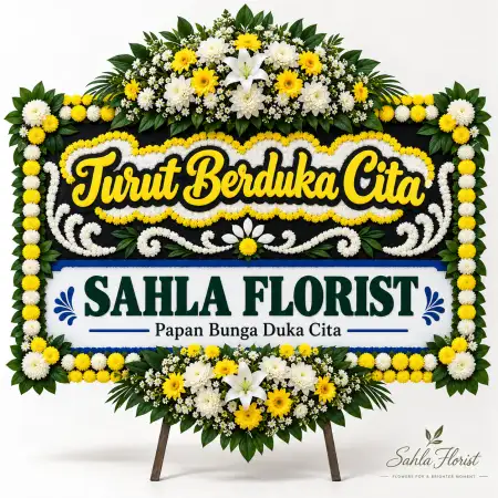 Papan Bunga Duka Kelapa Dua